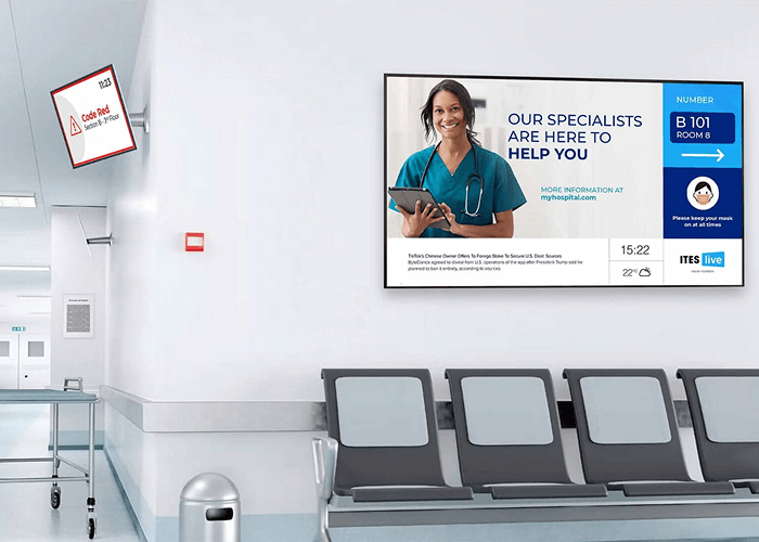 The Ultimate Guide to Digital Signage for Hospitals and Healthcare